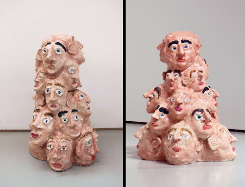 Anneke Fidder:'Pile of Faces'
